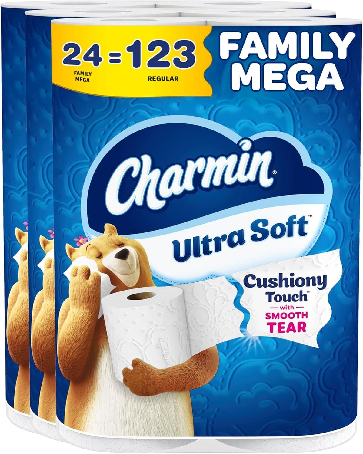 charmin ultra soft cushiony touch toilet paper